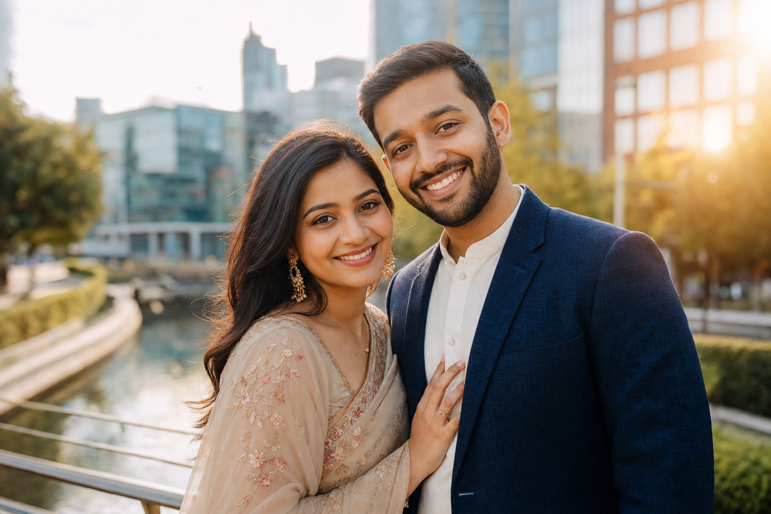 Simran & Harpreet — UK Matrimony success story from Leicester
